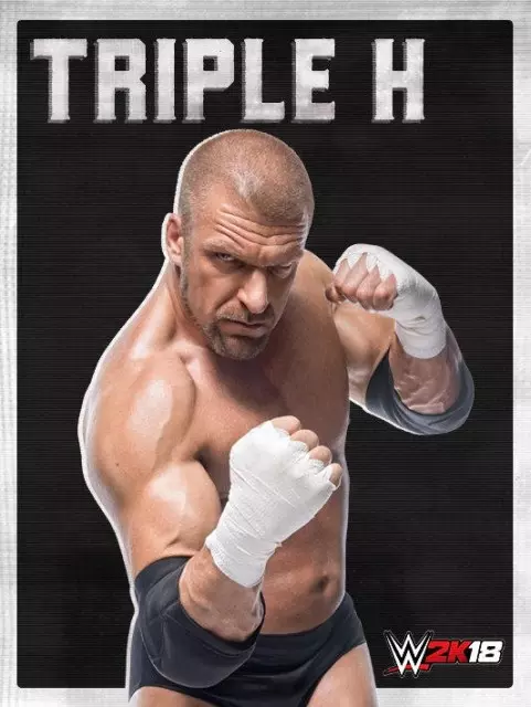 wwe2k18 artworks triple h