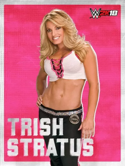 wwe2k18 artworks trish stratus