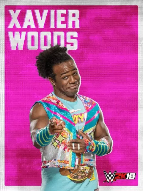 wwe2k18 artworks xavier woods