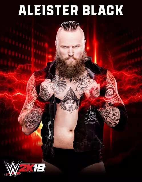 wwe2k19 artworks aleister black