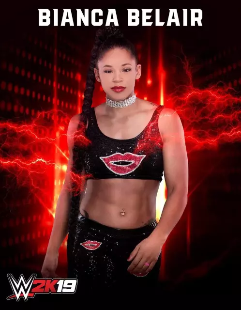 wwe2k19 artworks bianca belair