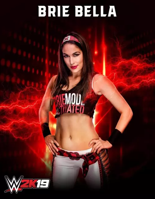 wwe2k19 artworks brie bella