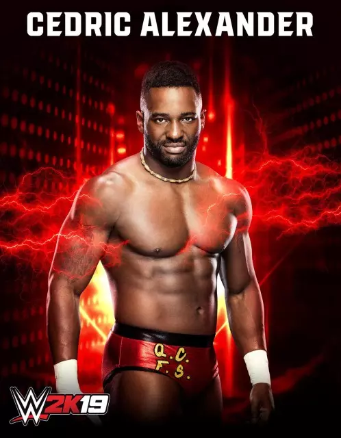 wwe2k19 artworks cedric alexander