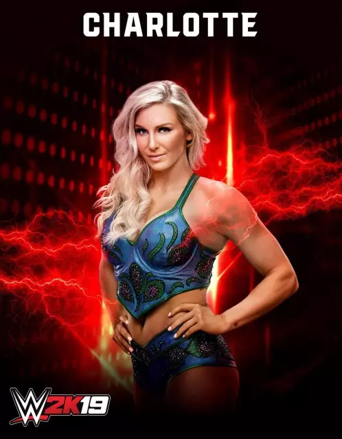 wwe2k19 artworks charlotte