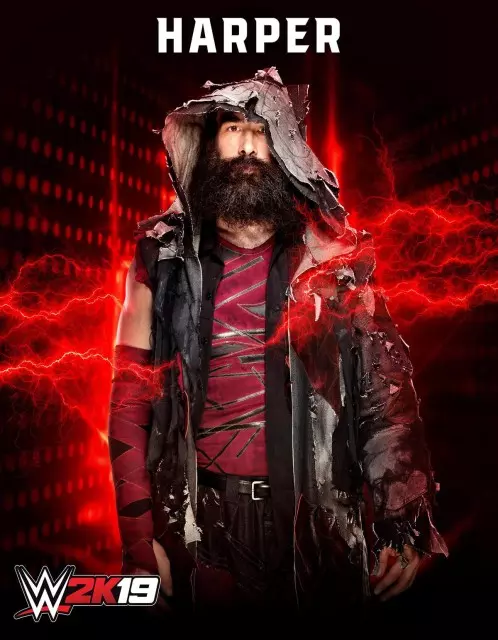 wwe2k19 artworks harper