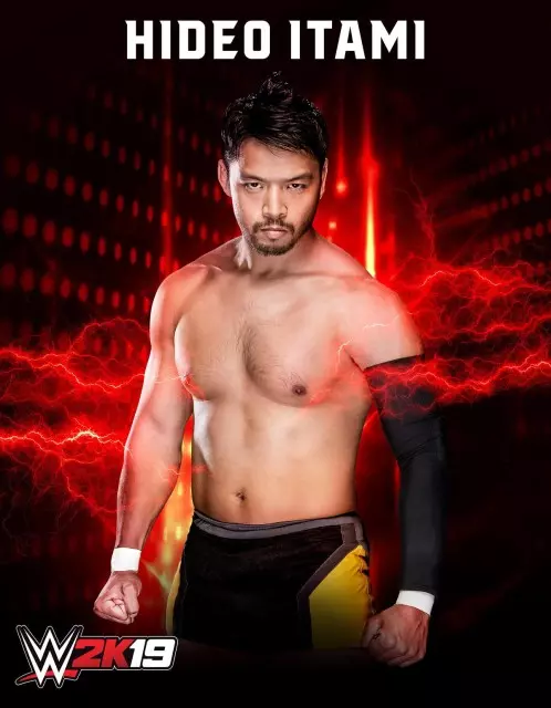 wwe2k19 artworks hideo itami