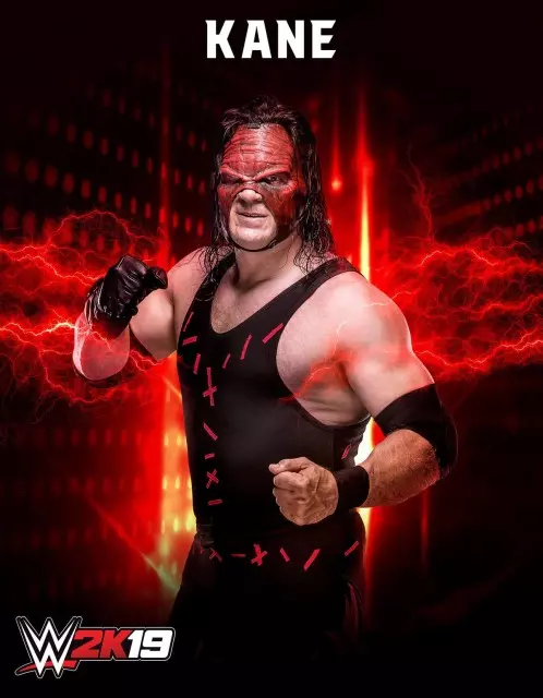 wwe2k19 artworks kane