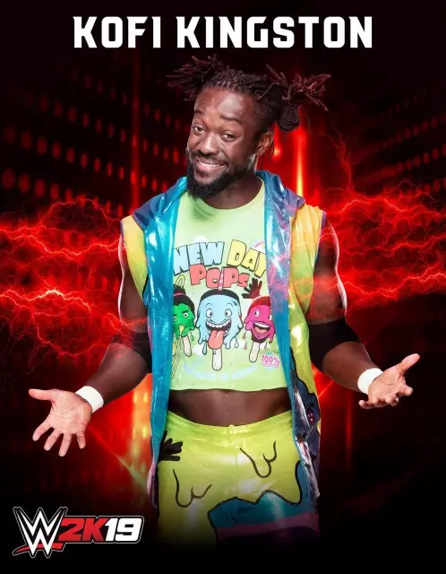 wwe2k19 artworks kofi kingston