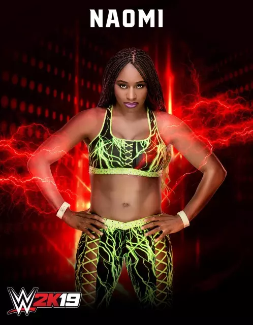 wwe2k19 artworks naomi