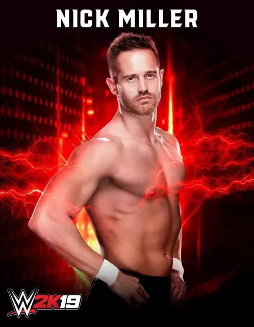 wwe2k19 artworks nick miller