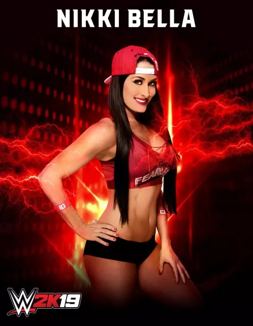 wwe2k19 artworks nikki bella