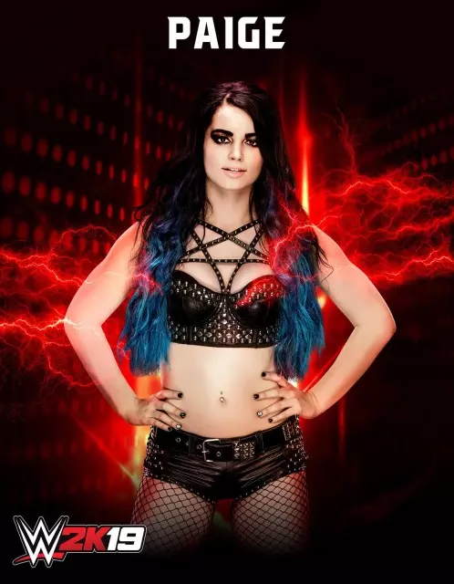 wwe2k19 artworks paige