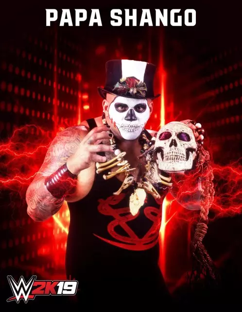 wwe2k19 artworks papa shango