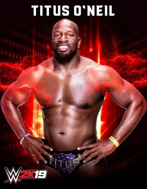 wwe2k19 artworks titus oneil