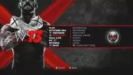 WWE13 Menu