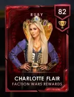 3 rewards 3 factionwars 18 charlotteflair 82