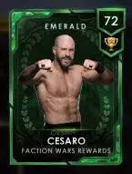 3 rewards 3 factionwars 28 cesaro 72