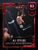 3 rewards 3 factionwars 54 ajstyles 83