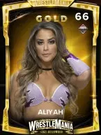 premium wrestlemania39 collectionset1 3 aliyah 66