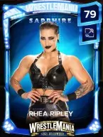 premium wrestlemania39 collectionset4 3 rhearipley 79