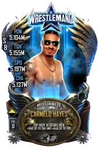 supercard carmelohayes s8 wrestlemania38