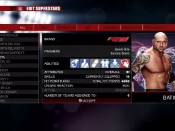 WWE2K15 EditSuperstar