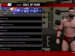 WWE2K16 Career HallOfFame