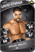 Super card  david otunga 1  common 5381 216