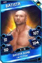 Super card  batista 3  rare 5474 216