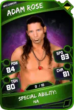 Super card  adam rose 2  uncommon 5418 216