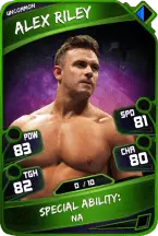 Super card  alex riley 2  uncommon 5419 216