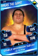 Super card  andre the giant 3  rare 5473 216