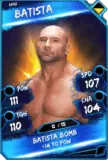 Super card  batista 3  rare 5474 216