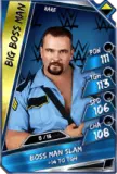 Super card  big boss man 3  rare  loyalty  throwback 5476 216