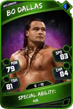 Super card  bo dallas 2  uncommon 5423 216