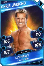 Super card  chris jericho 3  rare 5497 216