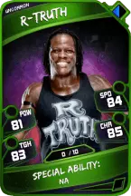 Super card  r truth 2  uncommon 5455 216