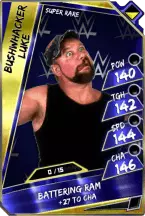 Super card  bushwhacker luke 4  super rare  loyalty  throwback 5596 216