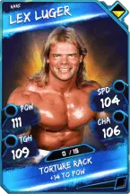 Super card  lex luger 3  rare 5533 216