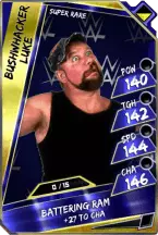 Super card  bushwhacker luke 4  super rare  loyalty  throwback 5596 216