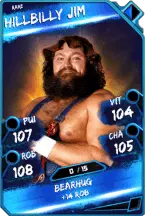 Super card  hillbilly jim 3  rare 5516 216