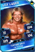 Super card  lex luger 3  rare 5533 216