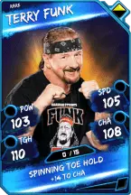 Super card  terry funk 3  rare 5564 216