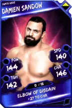 Super card  damien sandow 4  super rare 5604 216