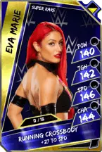 Super card  eva marie 4  super rare  loyalty 5622 216