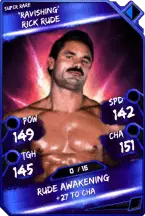 Super card  rick rude 4  super rare 5667 216