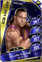 Super card  rob van dam 4  super rare  loyalty 5669 216