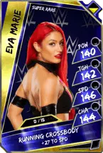 Super card  eva marie 4  super rare  loyalty 5622 216