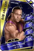 Super card  rob van dam 4  super rare  loyalty 5669 216