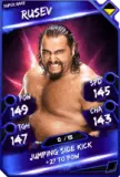 Super card  rusev 4  super rare 5678 216